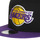 Tekstilni dodatki Kape s šiltom New-Era NBA 9FIFTY LOS ANGELES LAKERS Črna / Vijolična