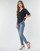 Oblačila Ženske Jeans straight G-Star Raw 3301 HIGH STRAIGHT 90'S ANKLE WMN Modra