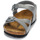 Čevlji  Deklice Sandali & Odprti čevlji Birkenstock RIO Bleščeča / Silver