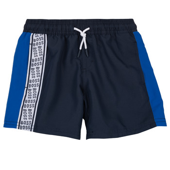 Oblačila Dečki Kratke hlače & Bermuda BOSS MOZEL Modra