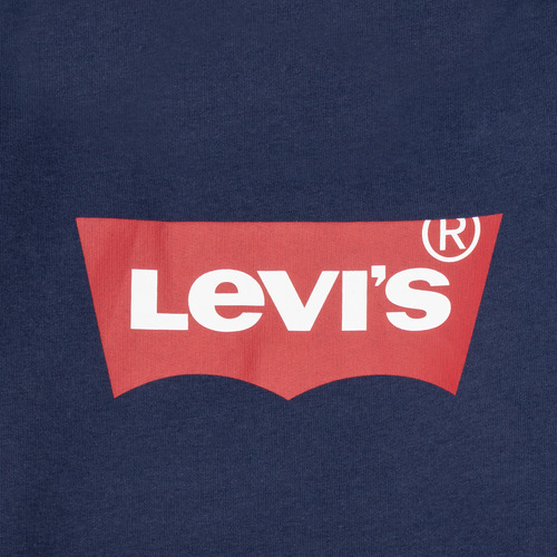 Levi's BATWING SCREENPRINT HOODIE Modra