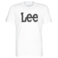 Oblačila Moški Majice s kratkimi rokavi Lee LOGO TEE SHIRT Bela
