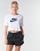 Oblačila Ženske Majice s kratkimi rokavi Nike W NSW TEE ESSNTL CRP ICN FTR Bela / Črna