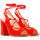 Čevlji  Ženske Sandali & Odprti čevlji Made In Italia - linda Rdeča
