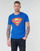 Oblačila Moški Majice s kratkimi rokavi Yurban SUPERMAN LOGO CLASSIC Modra