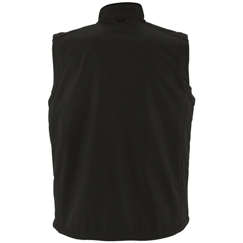 Sols RALLYE SPORT MEN-CHALECO HOMBRE SOFTSHELL-Forro polar interior Črna