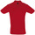 Oblačila Moški Polo majice kratki rokavi Sols PERFECT COLORS MEN-POLO HOMBRE MANGA CORTA de 100% algodón Rdeča