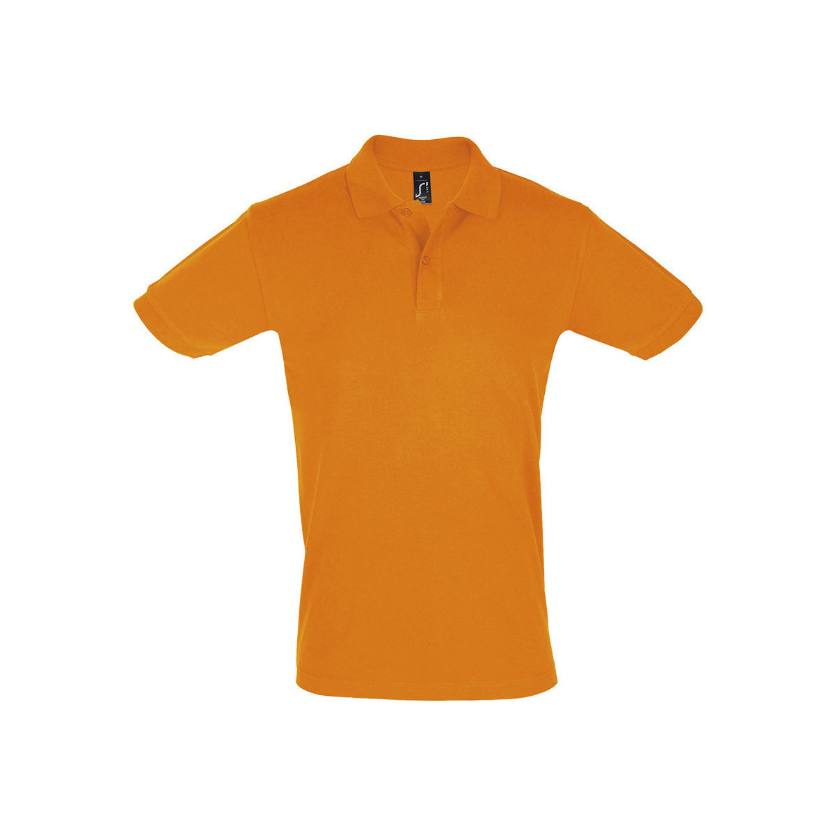 Oblačila Moški Polo majice kratki rokavi Sols PERFECT COLORS MEN-POLO HOMBRE MANGA CORTA de 100% algodón Oranžna