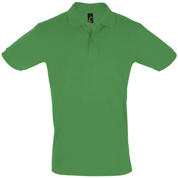 Oblačila Moški Polo majice kratki rokavi Sols PERFECT COLORS MEN Zelena