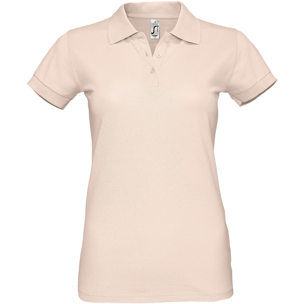 Oblačila Ženske Polo majice kratki rokavi Sols PERFECT COLORS WOMENN-POLO mujer  MANGA CORTA de 100% algodón Rožnata