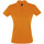 Oblačila Ženske Polo majice kratki rokavi Sols PERFECT COLORS WOMEN Oranžna