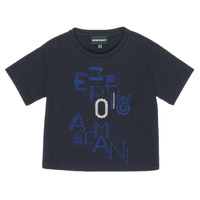 Oblačila Deklice Majice s kratkimi rokavi Emporio Armani 6H3T7R-2J4CZ-0926 Modra