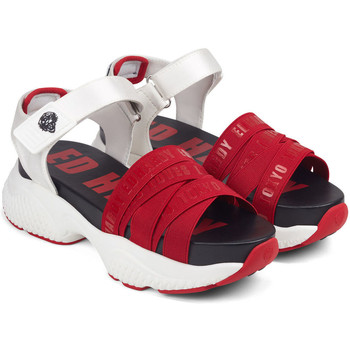 Ed Hardy Overlap sandal red/white Rdeča