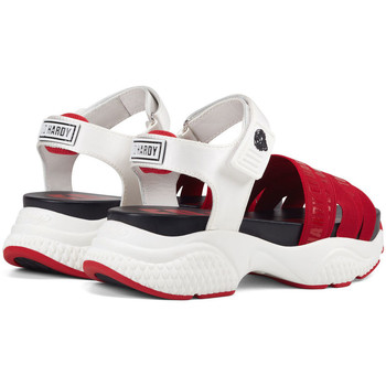 Ed Hardy Overlap sandal red/white Rdeča