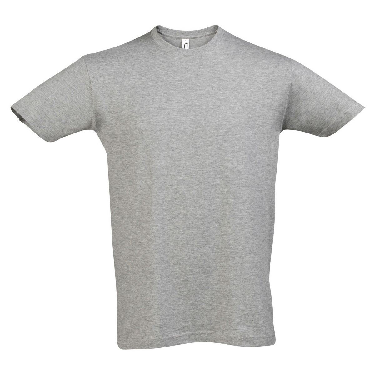 Oblačila Majice s kratkimi rokavi Sols REGENT COLORS MEN-CAMISETA hombre  CUELLO REDONDO de algodón Siva