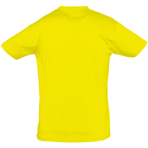 Sols REGENT COLORS MEN-CAMISETA hombre  CUELLO REDONDO de algodón Rumena