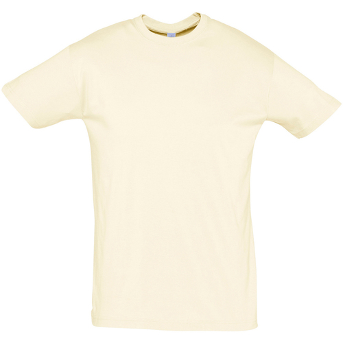 Sols REGENT COLORS MEN-CAMISETA hombre  CUELLO REDONDO de algodón Bež