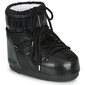 Čevlji  Ženske Škornji za sneg Moon Boot MOON BOOT CLASSIC LOW GLANCE Črna