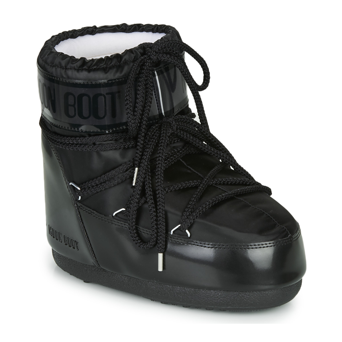 Čevlji  Ženske Škornji za sneg Moon Boot MOON BOOT CLASSIC LOW GLANCE Črna