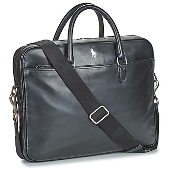 Polo Ralph Lauren COMMUTER-BUSINESS CASE-SMOOTH LEATHER Črna
