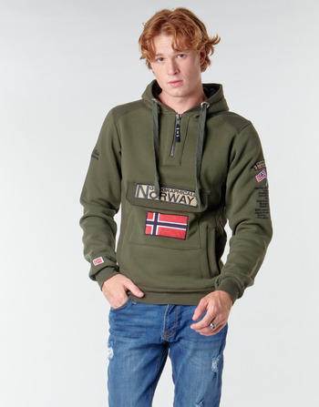 Oblačila Moški Puloverji Geographical Norway GYMCLASS Kaki
