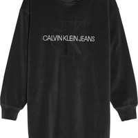 Oblačila Deklice Kratke obleke Calvin Klein Jeans IG0IG00711-BEH Črna