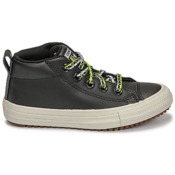 Converse CHUCK TAYLOR ALL STAR STREET BOOT DOUBLE LACE LEATHER MID Črna