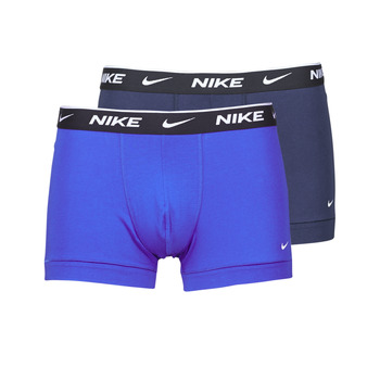Spodnje perilo Moški Boksarice Nike EVERYDAY COTTON STRETCH X2 Modra