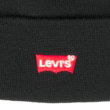 Levi's RED BATWING EMBROIDERED SLOUCHY BEANIE Črna
