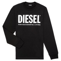 Oblačila Otroci Majice z dolgimi rokavi Diesel TJUSTLOGO ML Črna