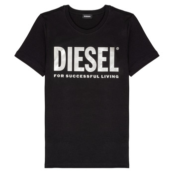 Oblačila Deklice Majice s kratkimi rokavi Diesel TSILYWX Črna