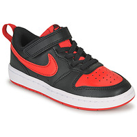 Čevlji  Otroci Nizke superge Nike COURT BOROUGH LOW 2 PS Črna / Rdeča