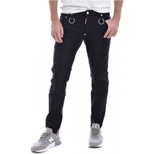 Oblačila Moški Jeans skinny Dsquared S74LB0493 Črna