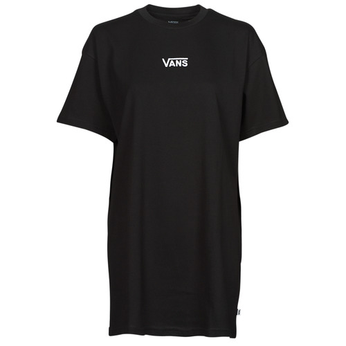 Oblačila Ženske Kratke obleke Vans CENTER VEE TEE DRESS Črna