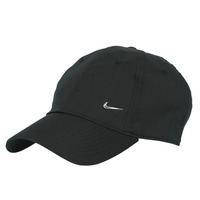 Tekstilni dodatki Kape s šiltom Nike U NSW H86 METAL SWOOSH CAP Črna / Srebrna