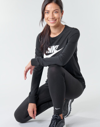 Nike W NSW TEE ESSNTL LS ICON FTR Črna