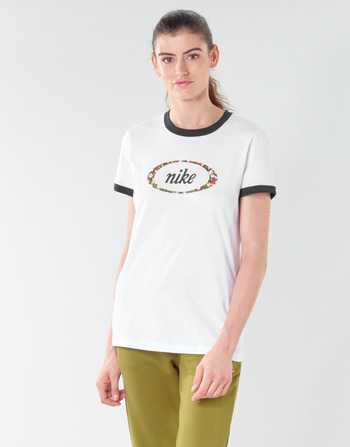 Oblačila Ženske Majice s kratkimi rokavi Nike W NSW TEE FEMME RINGER Bela