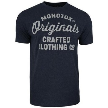 Oblačila Moški Majice s kratkimi rokavi Monotox Originals Crafted Mornarsko modra