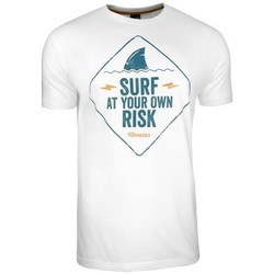 Oblačila Moški Majice s kratkimi rokavi Monotox Surf Risk Bela