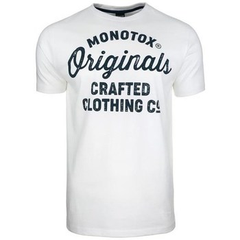 Oblačila Moški Majice s kratkimi rokavi Monotox Originals Crafted Bela