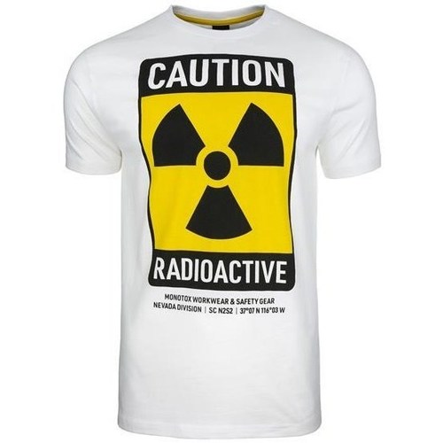 Oblačila Moški Majice s kratkimi rokavi Monotox Radioactive Bela, Rumena