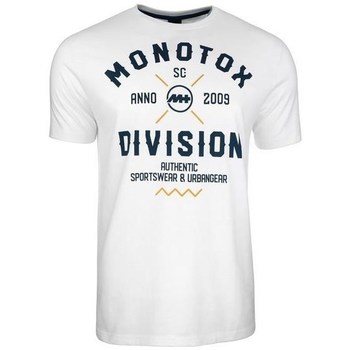 Oblačila Moški Majice s kratkimi rokavi Monotox Division Bela