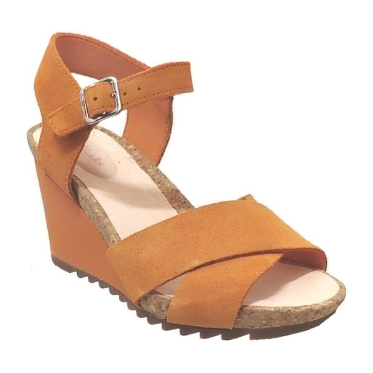 Čevlji  Ženske Sandali & Odprti čevlji Clarks Flex sun Oranžna