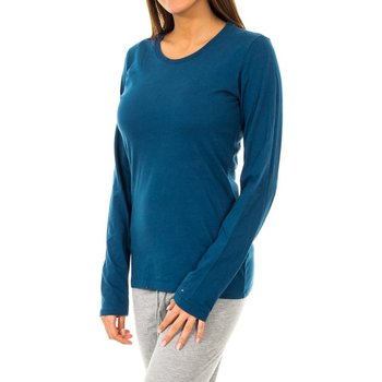 Oblačila Ženske Majice z dolgimi rokavi Tommy Hilfiger 1487903735-445 Modra