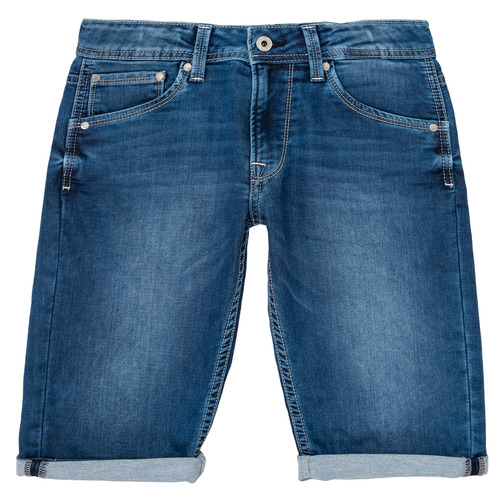 Oblačila Dečki Kratke hlače & Bermuda Pepe jeans CASHED SHORT Modra