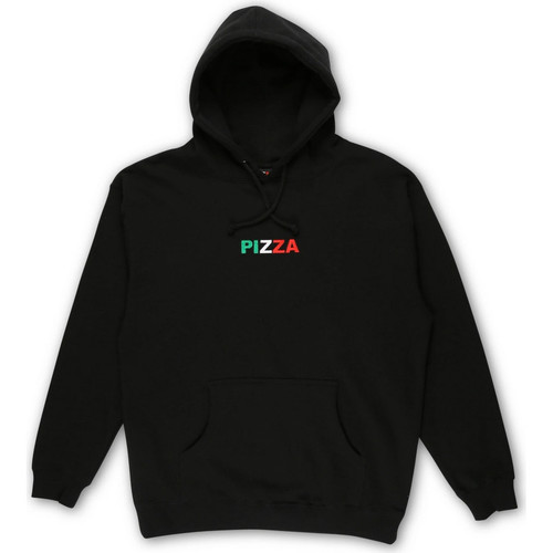 Oblačila Moški Puloverji Pizza Sweat tri logo hood Črna