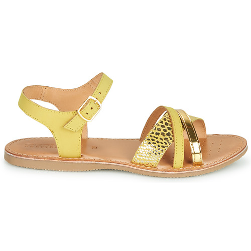 Geox J SANDAL EOLIE GIRL Rumena / Pozlačena