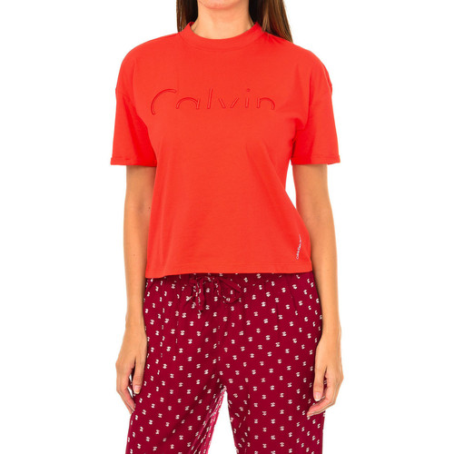 Oblačila Ženske Majice s kratkimi rokavi Calvin Klein Jeans J20J206171-690 Rdeča