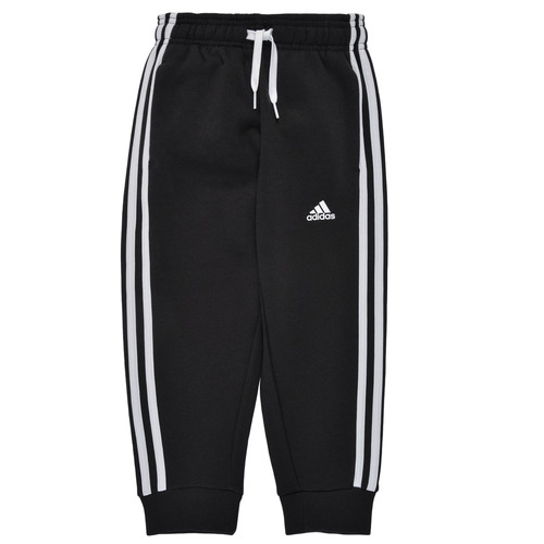 Oblačila Dečki Spodnji deli trenirke  Adidas Sportswear B 3S FL C PT Črna