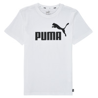 Oblačila Dečki Majice s kratkimi rokavi Puma ESSENTIAL LOGO TEE Bela